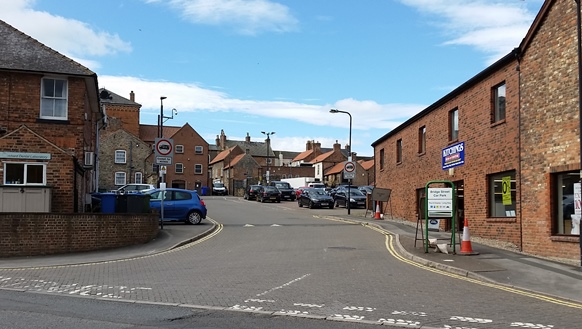 The entrance to Public Car Park at Bridge street